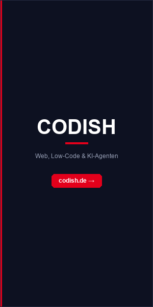 Anzeige: CODISH &ndash; Web, Low-Code und KI-Agenten